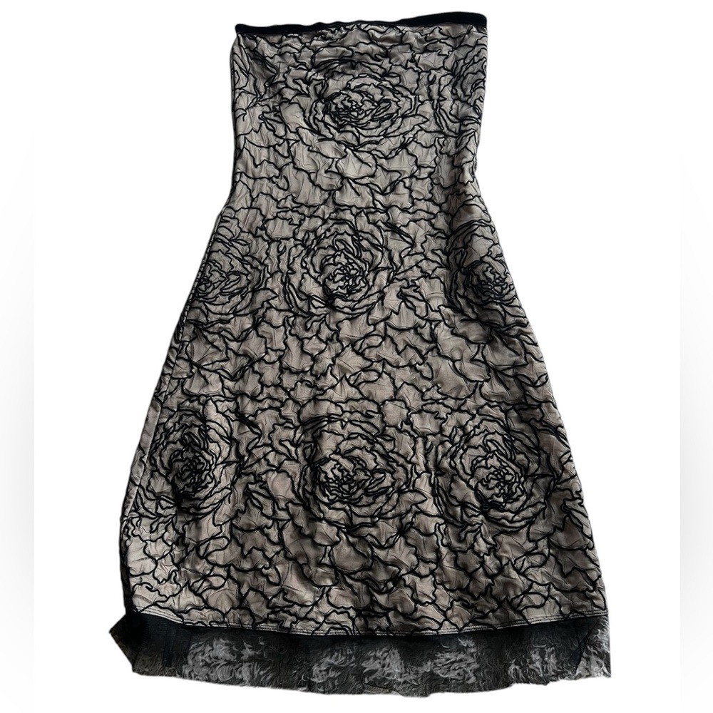 Westonwear Lace Overlay Strapless Dress • SM